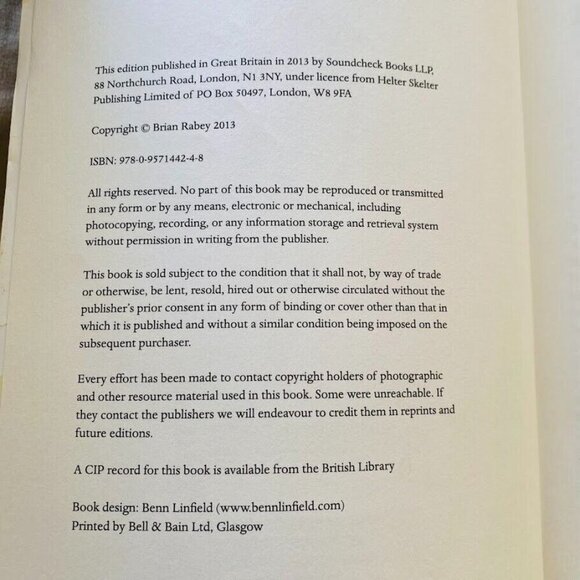 A Passion Play: The Story of Ian Anderson and Jethro Tull by Brian Rabey: Used - Picture 4 of 4